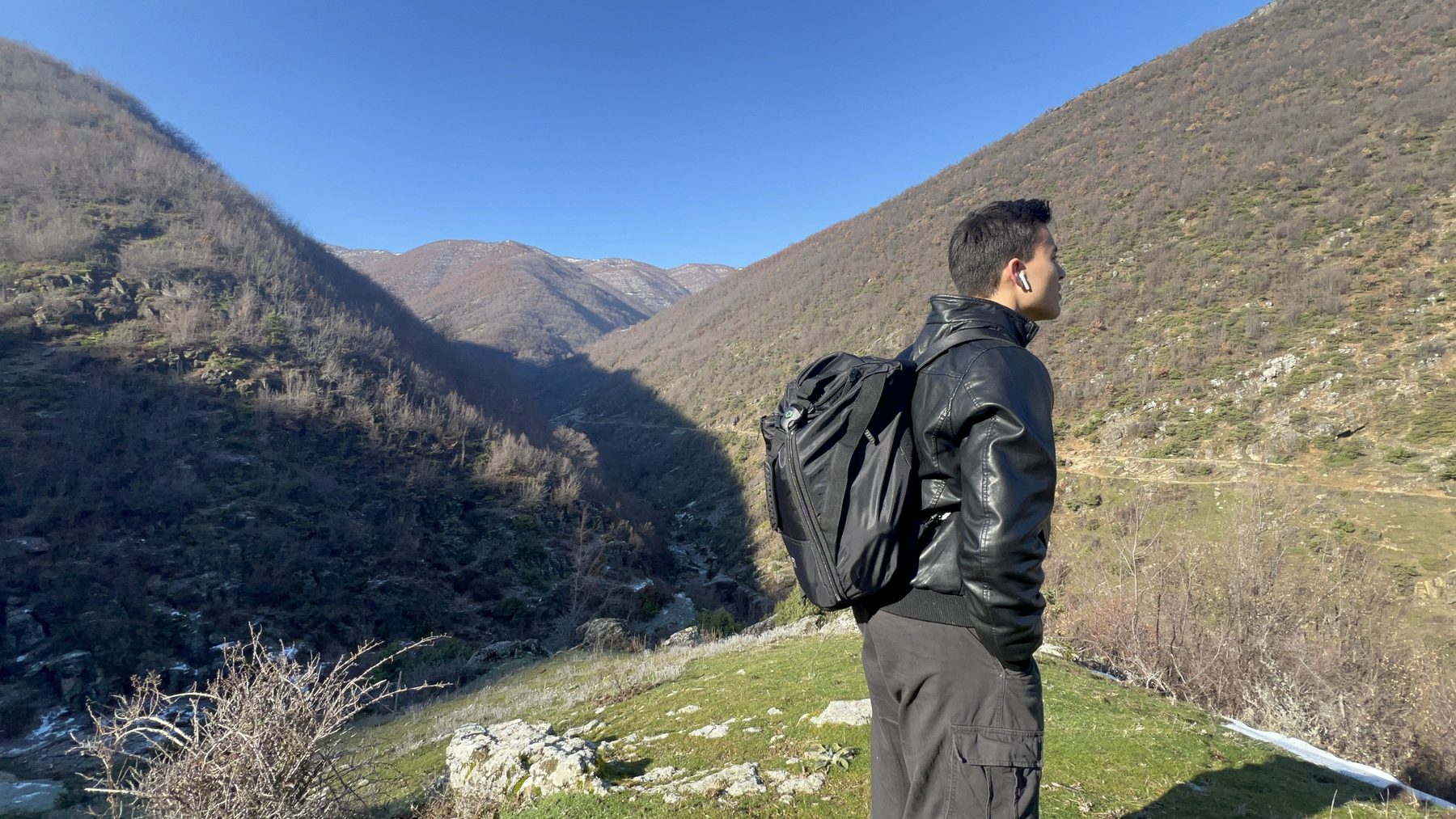 The view from the plateau below Kisha Shën e Diela church on the Kabash Trail